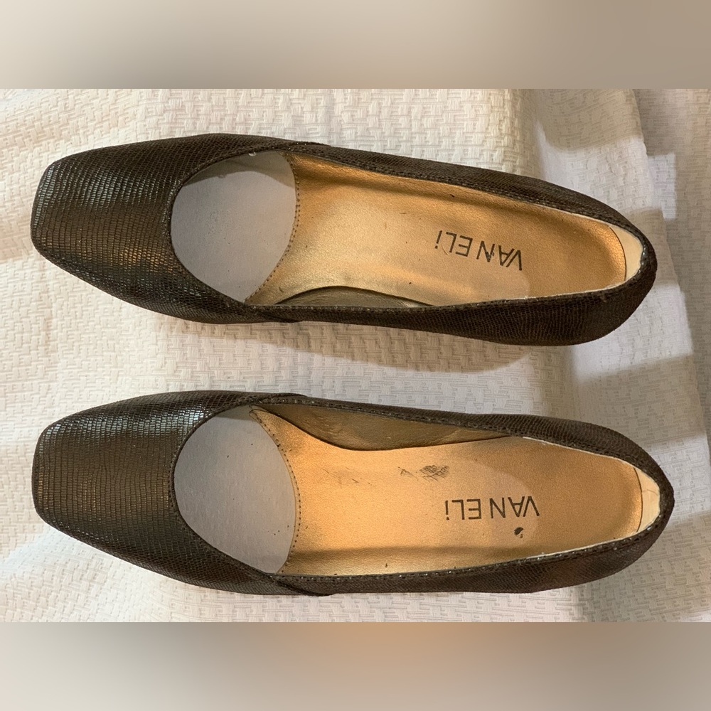 Brown Vaneli heeled shoe